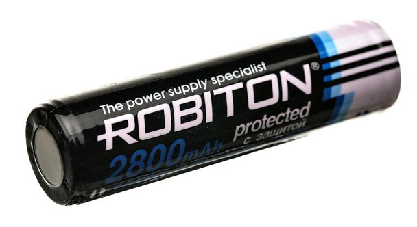 Аккумулятор ROBITON 2800mAh 18650 с защитой