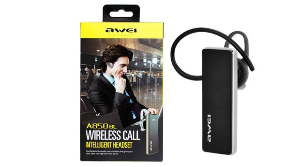 Bluetooth гарнитура Awei А850BL Черный