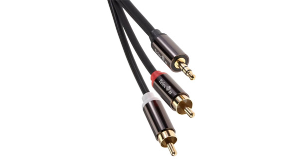 АудиокабельTelecom Pro TAV7183M-1.5M 3.5 Jack (M) - 2xRCA (M)