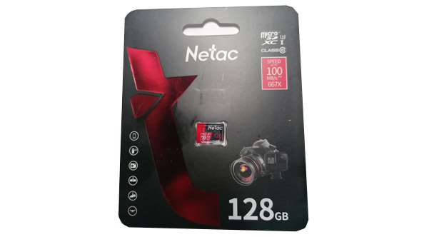 Карта MicroSDHC 128GB Netac P500 Extreme Pro без адаптера