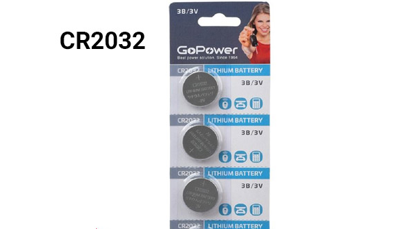 Батарейка GoPower CR2032 BL5 Lithium 3V