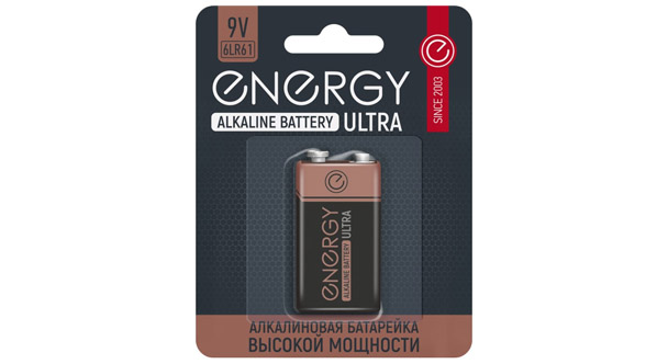 Батарейка крона Energy Ultra 6LR61