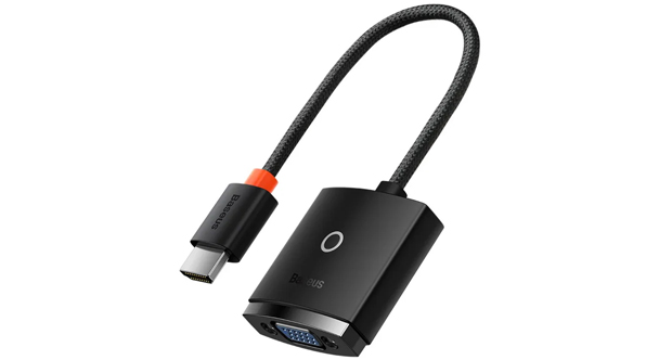 Переходник Baseus Lite Series Adapter HDMI - VGA чёрный