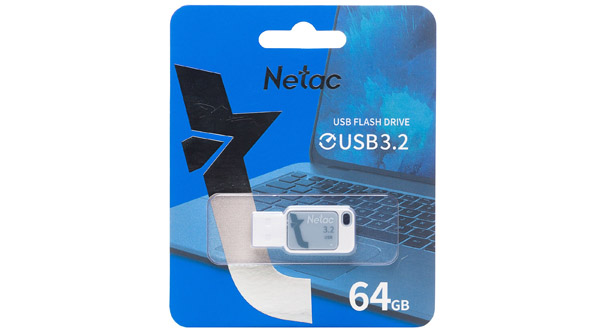 Флеш-накопитель USB 3.0 64GB Netac UA31 синий